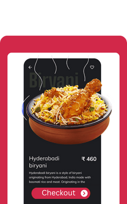 Icon of food being served